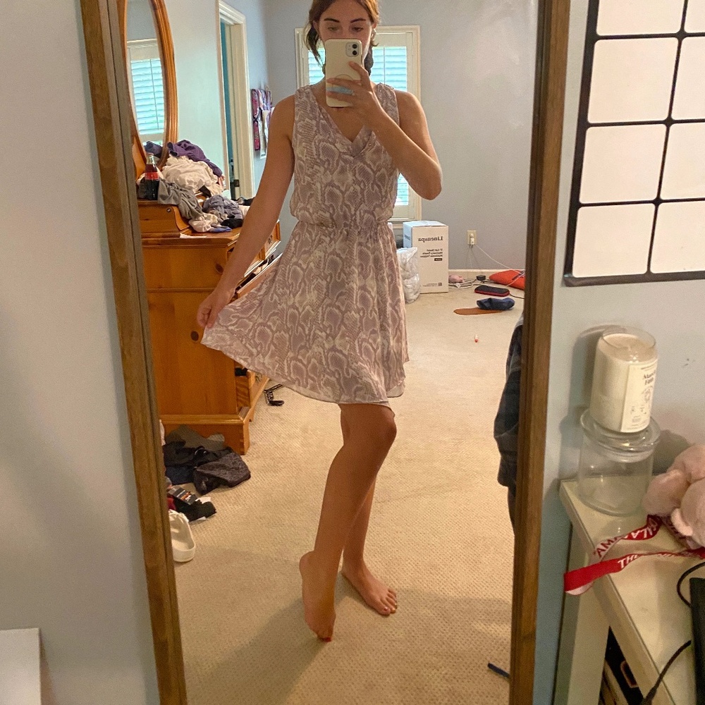 Lilac Mini Dress